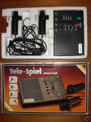 Sanwa 9009 Tele-Spiel schwarz-wei